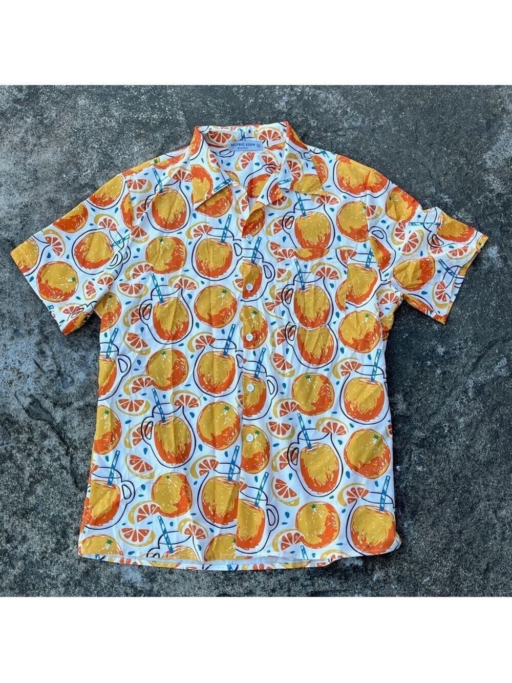 Aelfric Eden Oranges Tropical Shirt -
Size Small